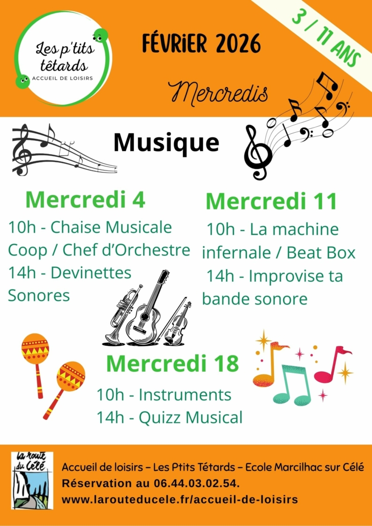 Programme Mercredis Février 2026
